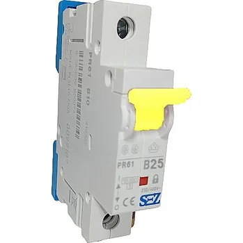 Jistič Jistič jednopólový charakteristika B, 25A, 10kA (SEZ PR61 B 25A)