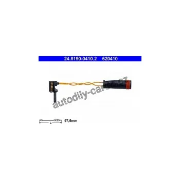 Brzdový systém Výstražný kontakt opotřebení obložení ATE 24.8190-0410 (AT 620410)