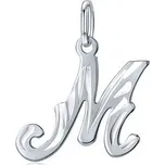 Stříbrný přívěsek písmeno M SILVEGOB10068-M