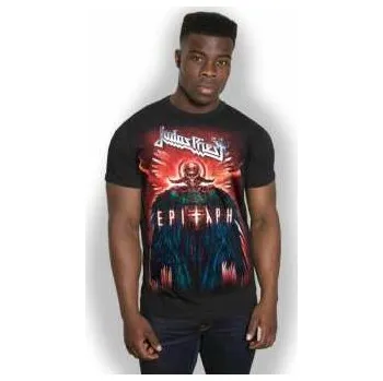 Pánské oblečení Merch Judas Priest: Tričko Epitaph Jumbo L 2013