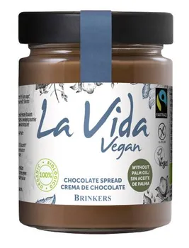 Rostlinná pomazánka Brinkers La Vida Vegan BIO čokoláda 270 g