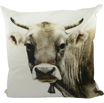 Dekorativní polštářek Bavlněný polštář Kráva 50x50 cm - 50*10*50cm