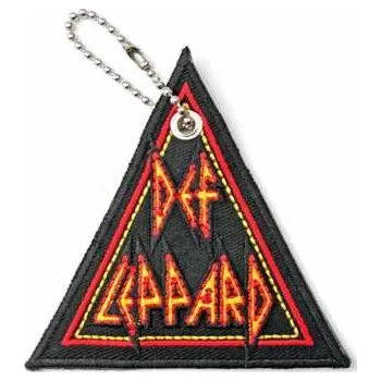Merch Def Leppard: Klíčenka Tri-logo Def Leppard