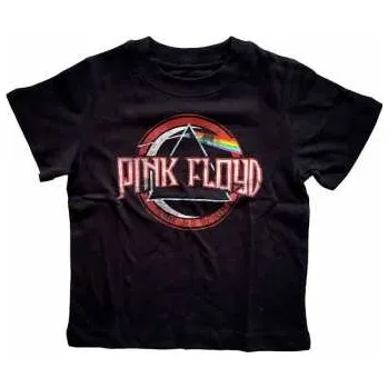 Merch Pink Floyd: Dětské Toddler Tričko Vintage Dark Side Of The Moon Seal 18 měsíců