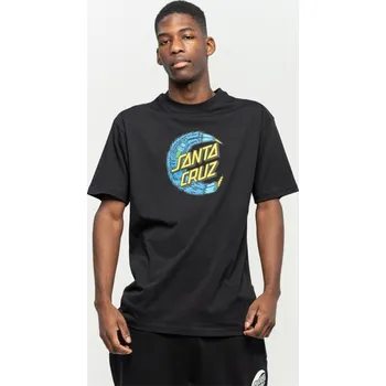 Pánské tričko SANTA CRUZ triko - Bigfoot Moon Dot T-Shirt Black (BLACK)