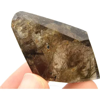 Přírodní kámen Broušená záhněda s inkluzemi 34g