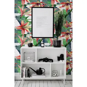 Tapeta Coloray Fototapeta Romantické exotické květiny Samolepící Fototapeta Vliesová 250 x 250 cm coloraydecor-f-ss-1194042058