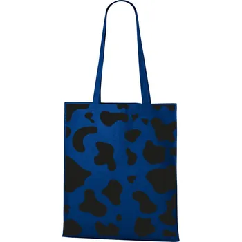Plátěná taška Kravský vzor, Barva Modrá, Velikost 40×45 cm, Canvas Nákupní taška Bezvatriko.cz 1114
