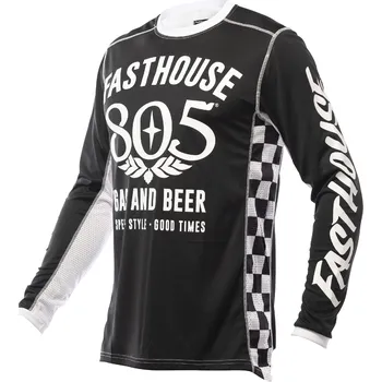 Moto dres Fasthouse Grindhouse 805 Jersey Black Velikost: L