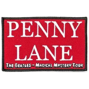 Nášivka Merch The Beatles: Nášivka Penny Lane Red