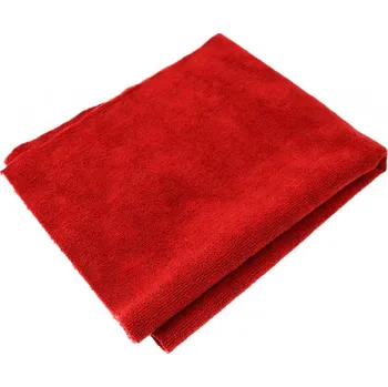 Utěrka Mikrovláknová utěrka červená, řezaná laserem 40x40cm 250g