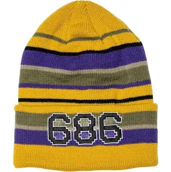 Kukla 686 kulich - Mens Big Stripes Beanie Citron (CTRN)