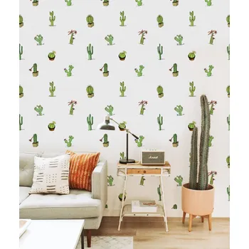 Tapeta Coloray Fototapeta Kaktusy v květináčích Samolepící Fototapeta Vliesová 250 x 250 cm coloraydecor-f-as-170575902