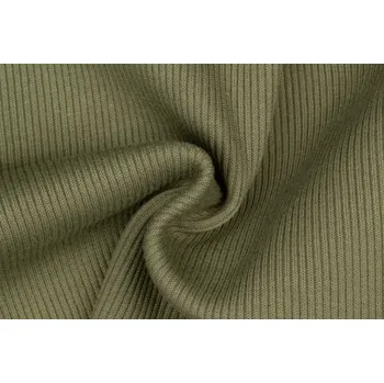 Náplet žebro krémová khaki 2/2