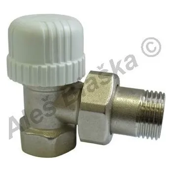 Ventil Termostatický radiátorový ventil rohový (kohout k radiátoru) - 1/2" 417