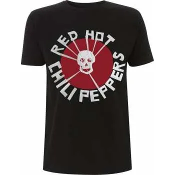 Pánské oblečení Merch Red Hot Chili Peppers: Tričko Flea Skull XL 2022