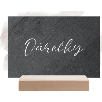 Svatební dekorace Kamenná cedulka Vlastní nápis