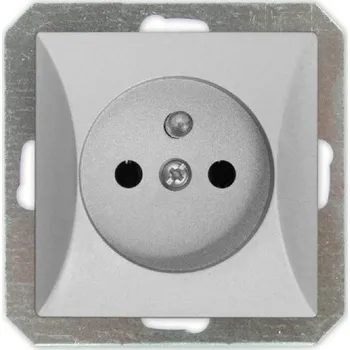 Stavebniny Timex Zásuvka OPUS style silver