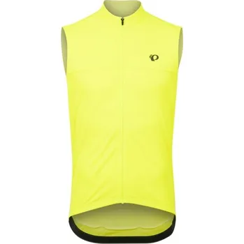 cyklistický dres PEARL IZUMI dres Quest SL fluo yellow bez.rukávů L
