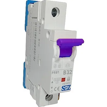 Jistič Jistič jednopólový charakteristika B, 32A, 10kA (SEZ PR61 B 32A)