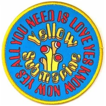 Nášivka Merch The Beatles: Nášivka Yellow Submarine Aynil Circle