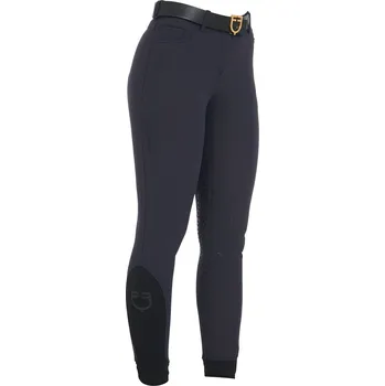 Jezdecké kalhoty EQUESTRO Rajtky Zenda Equestro, s gripem na kolenou, dámské, navy 36