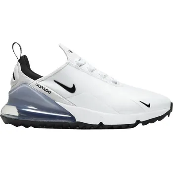 NIKE Air Max 270 G Mens Golf Shoes White/Black/Pure Platinum Golfová obuv NIKE Air Max 270 G Mens Golf Shoes White/Black/Pure Platinum