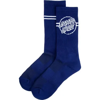 Pánské ponožky SANTA CRUZ ponožky - Opus Dot Stripe Crew Sock Navy (NAVY)