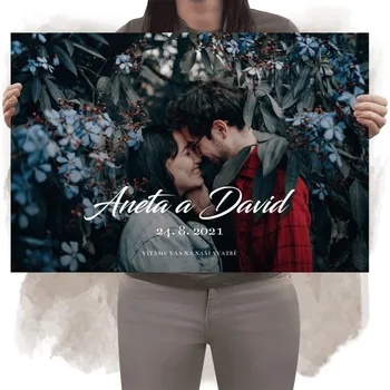 Domovní cedule Dřevěná uvítací cedule FOTENA