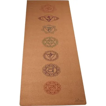 podložka na cvičení Korková podložka na jógu 7 Chakras