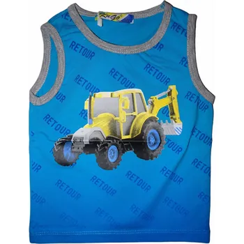 Chlapecké tílko Chlapecké modré tílko s traktorem RETOUR 80