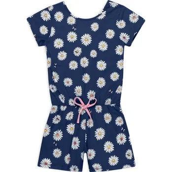 Dívčí pyžamo Dívčí overal BEE LOOP KOPRETINY modrý Velikost: 152