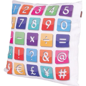 Dekorativní polštářek Polštářek ČÍSLA 43x43 cm