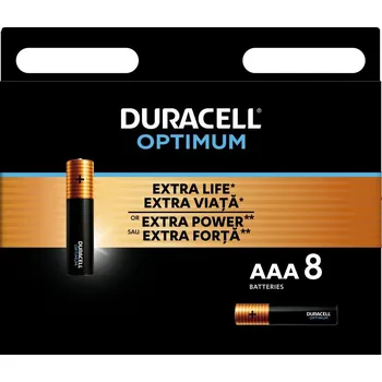 Článková baterie DURACELL Optimum AAA 8ks 42393