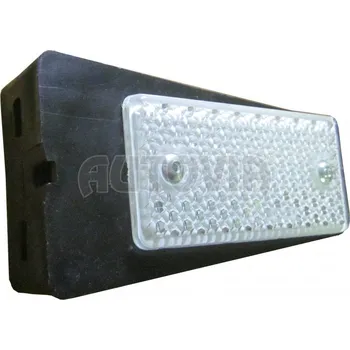 Odrazka bílá 95x45 mm s držákem (VAPP ECO)