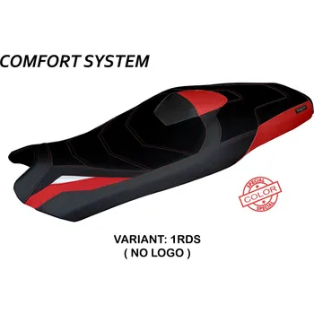 Moto sedlo TPZ Italia Potah sedla Honda X-ADV 750 (21-24) Shiga special color comfort model potah sedla: bez loga 1RDS (red-silver)
