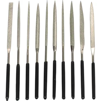 Condor pilníky jehlové, délka 140 mm, diamantové, sada 10 dílů - 100-00702