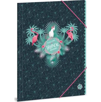 desky na sešit ARS UNA Složka na sešity Pink Flamingo A4