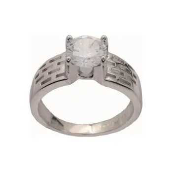 Prsten Stříbrný prsten s kamenem