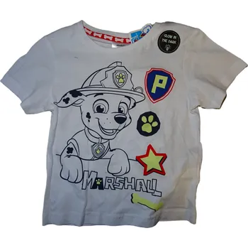 Chlapecké bílé tričko s pejkem 110