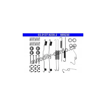 Brzdová čelist Sada příslušenství, brzdové čelisti ATE 03.0137-9230 (AT 669230)