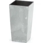 Prosperplast Květináč Urbi Square (šedá ve vzhledu betonu, 22 x 22 x 42 cm)