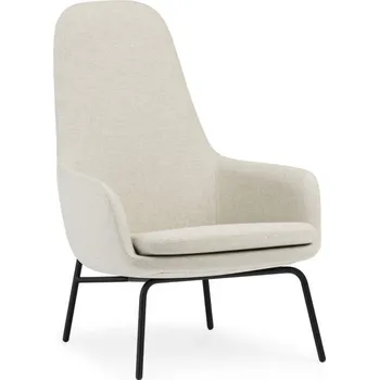 Křeslo Normann Copenhagen Křeslo Era Lounge high steel, Main Line Flax