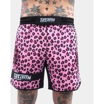 Tatami fightwear MMA šortky Tatami Recharge - Pink Leopard Velikost: XL