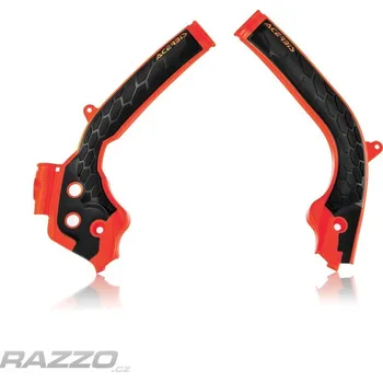Chrániče rámu Acerbis X-Grip Frame Protector KTM SX125/250 16-18 SXF 16-18 EXC/EXCF 17-19 Orange