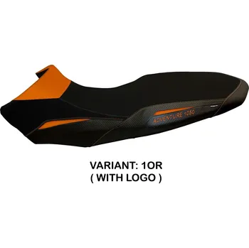 Moto sedlo TPZ Italia Potah sedla KTM 1050 Adventure Davao model potah sedla: bez loga 3WH (white)