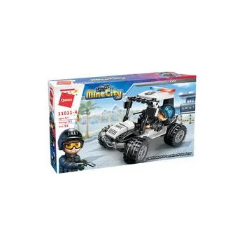 Stavebnice Geomag Qman Mine City Police 11011-4 Policejní džíp