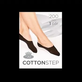 Dámské punčochy COTTONstep ponožky ťapky Boma 23-25 (35-38) nero