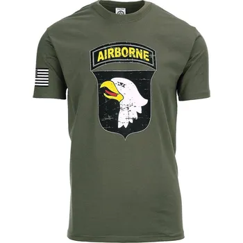 Pánské tričko Triko 101st AIRBORNE ZELENÉ