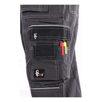 pracovní kraťasy Kalhoty do pasu CXS ORION TEODOR, 170-176cm, pánské, šedo-černé, vel. 60